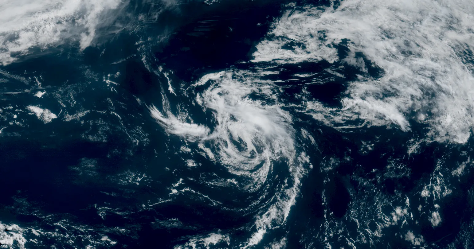 Tropical Storm Andrea (2025) - Storm Data & Projected Landfall Location Map