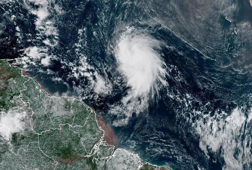 Tropical Storm Jerry (2025) - Historical Storm Tracking