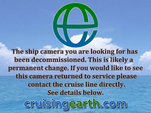 Carnival Radiance - Deck (Aft) Webcam / Camera Decommissioned